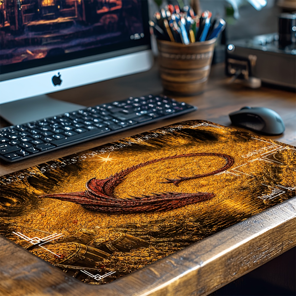 Dragon's Treasure Playmat for Card Games